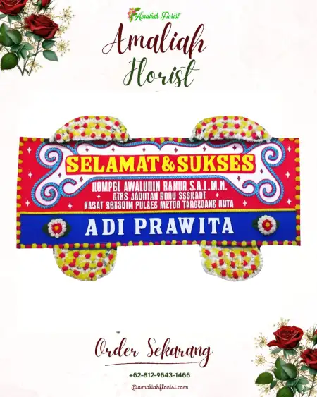 Papan Bunga Ucapan Selamat Gununggajah